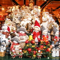 Teddy bears, snowmen and other Christmas decorations
